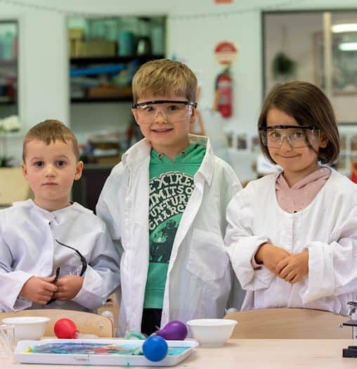 Three Kids Experimenting — Early Learning in Highfields, QLD